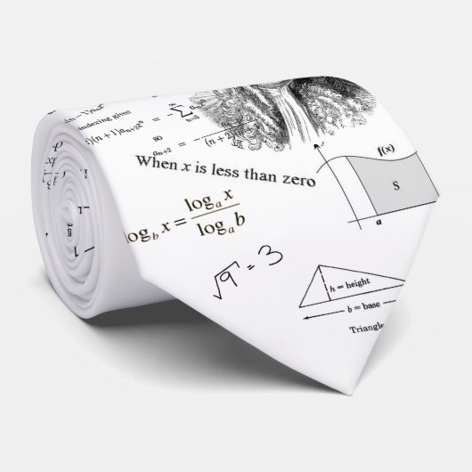 Cravate de mathématiques (Roulé)