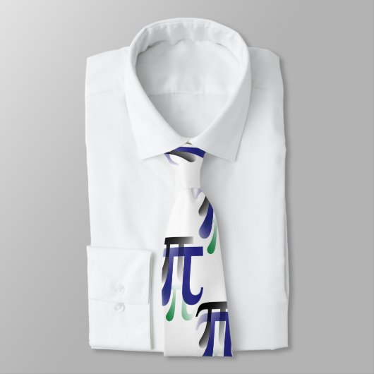 Cravate de maths de symbole de pi (Attaché)