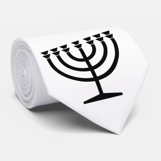 Cravate de Menorah (Roulé)