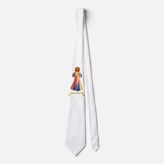 Cravate de Miséricorde divine Jésus (Devant)