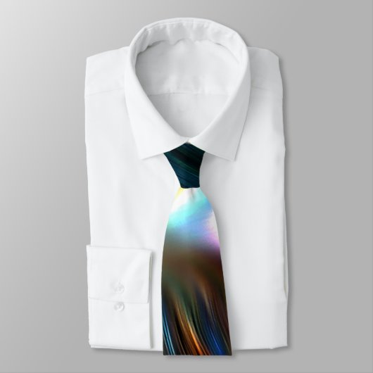 Cravate de mode, aurores boréales (Attaché)