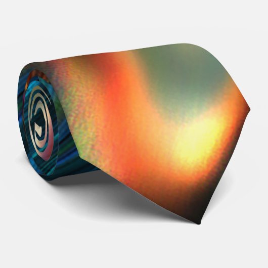 Cravate de mode, aurores boréales (Roulé)