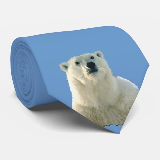CRAVATE de mode de l'OURS POLAIRE (Roulé)
