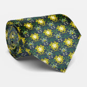 Cravate de modèle floral (Roulé)