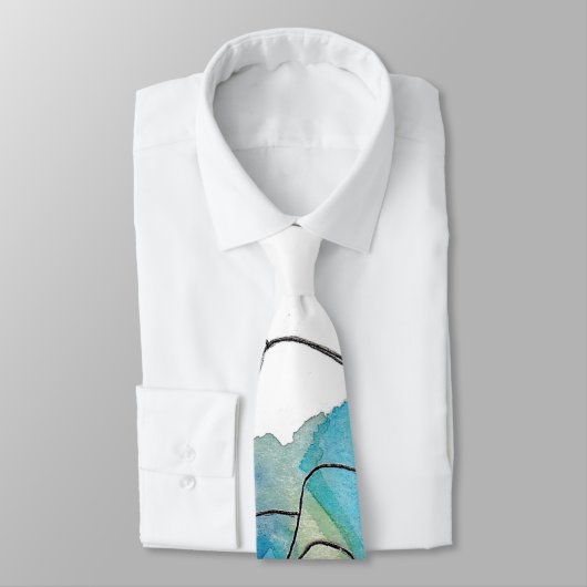 Cravate de modèle floral (Attaché)