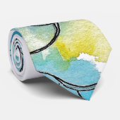 Cravate de modèle floral (Roulé)