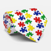 Cravate de morceaux de puzzle (Roulé)