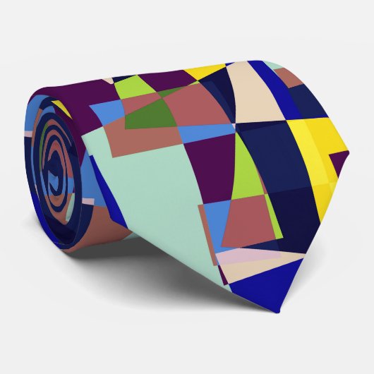 Cravate de mosaïque Cityscape (Roulé)