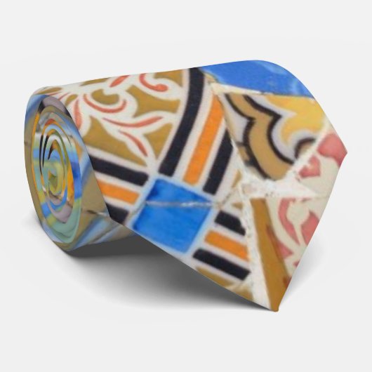 Cravate de mosaïques de Guell de parc (Roulé)
