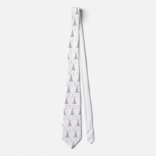 Cravate de motif d'antenne (Devant)