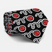 Cravate de motif de boule de Bocce pour des (Roulé)