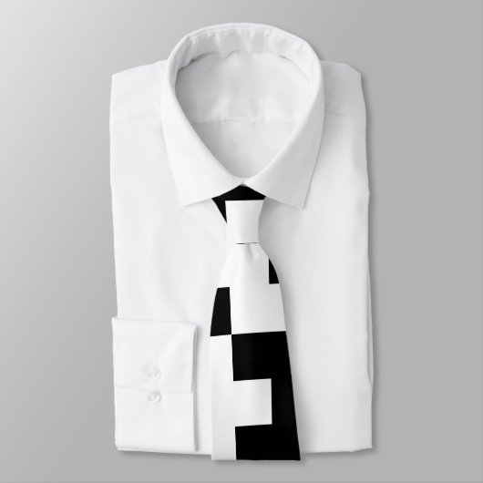 Cravate de motif de code QR (Attaché)