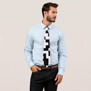 Cravate de motif de code QR