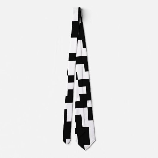 Cravate de motif de code QR (Dos)