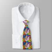 cravate de motif de cygne "de style maximum d'art (Attaché)