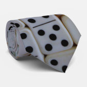 Cravate de motif de dominos (Roulé)