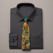 Cravate de Motif de forme Abstraite