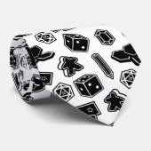 Cravate de motif de jeu de société (Roulé)