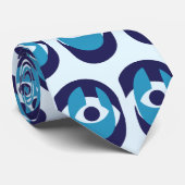 Cravate de Motif de l'oeil du mal moderne - Élégan (Roulé)