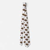 Cravate de motif de point de polka de liège de (Dos)