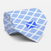 Cravate de motif de Saltire de drapeau de l'Ecosse (Roulé)