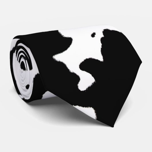Cravate de motif de vache (Roulé)