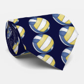 Cravate de motif de volleyball (Roulé)