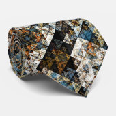 Cravate de Motif géométrique fractale de la nature (Roulé)