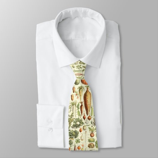 Cravate de Motif végétal - cravate d'art veg sain (Attaché)