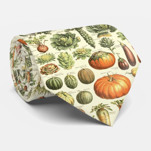 Cravate de Motif végétal - cravate d'art veg sain (Roulé)