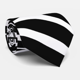 Cravate de Motif Zebra Skin