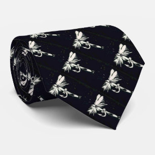 Cravate de mouche de truite "de cocher noir"