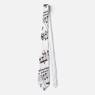 cravate de musique de feuille