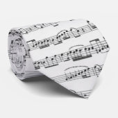 Cravate de musique de feuille (Roulé)