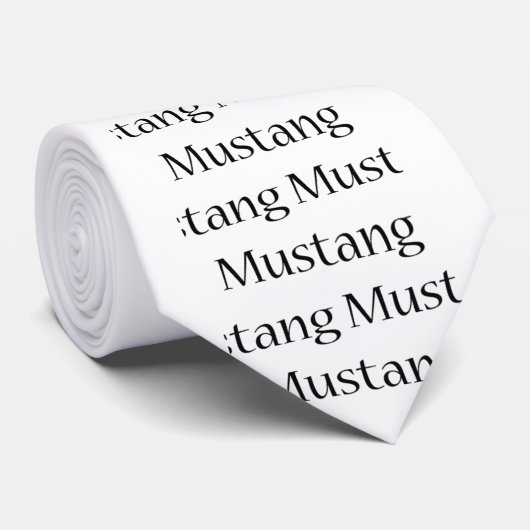 Cravate de mustang (Roulé)