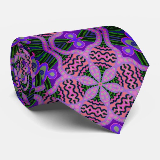 Cravate de néon violet (Roulé)