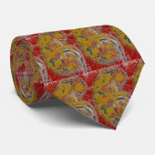 Cravate de néphrologue "art d'aquarelle du rein" (Roulé)