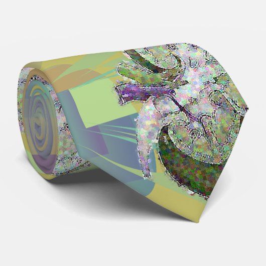 Cravate de néphrologue, conception Artsy unique de (Roulé)
