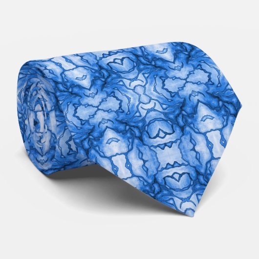 Cravate de nerf (dans le bleu) (Roulé)