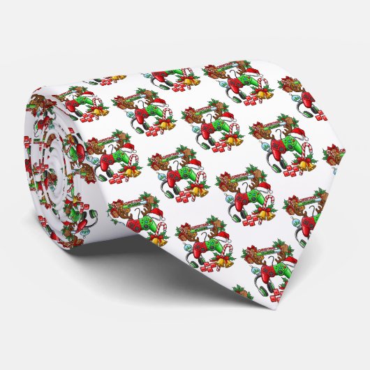 Cravate de Noël (Roulé)