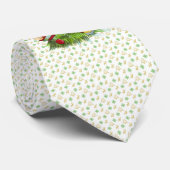 Cravate de Noël Arbre Gnome (Roulé)