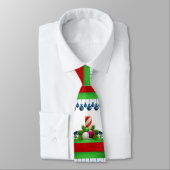 Cravate de Noël, bougie de Noël (Attaché)