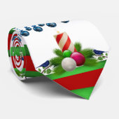 Cravate de Noël, bougie de Noël (Roulé)