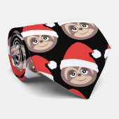 Cravate de Noël de Noël de paresse de Père Noël (Roulé)