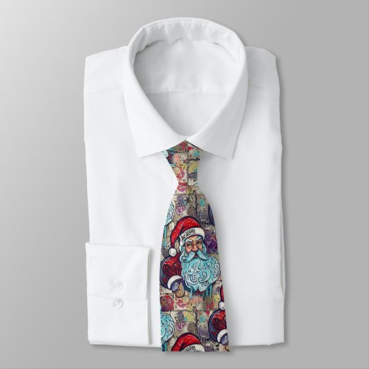 Cravate de Noël de Père Noël (Attaché)