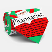 Cravate de Noël de pharmacien pour les hommes (Roulé)