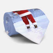 Cravate de Noël du père de la neige (Roulé)