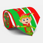 Cravate de Noël, Elfe (Roulé)