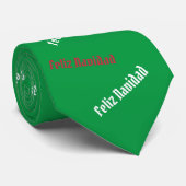 Cravate de Noël Feliz Navidad (Roulé)