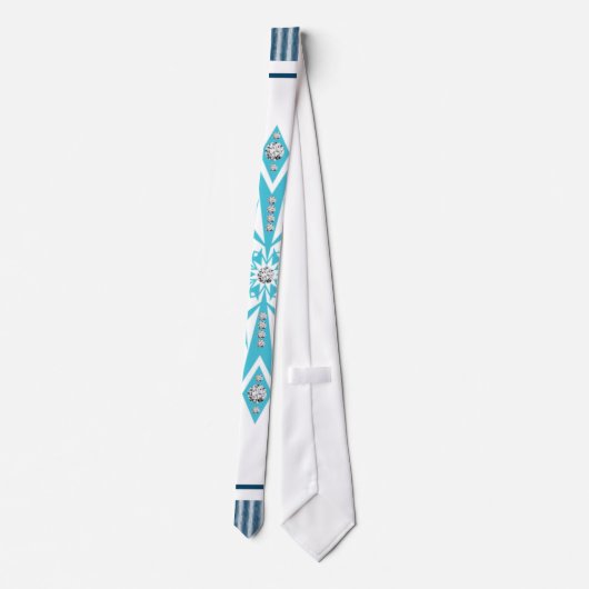 Cravate de Noël, Flocon de neige (Dos)